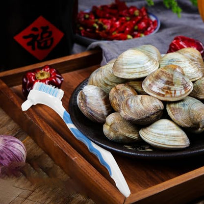 Alipis 2pcs Double-Sided Turtle Shell Cleaning Brush Mud Dirt Remover Portable Mini Double-Head Scrub for Aquatic Turtles and Reptiles Tank Maintenance