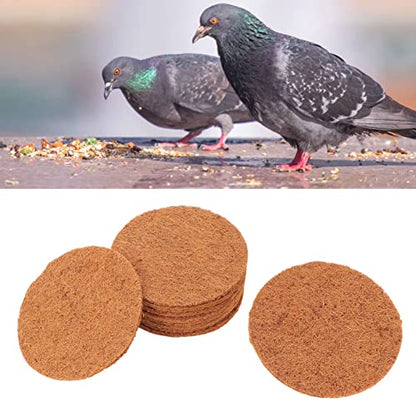 Buachois 10Pcs Bird Nesting Mat Coconut Fiber Adjustable Breathable Pad for Birds | bird nesting mat coconut fiber adjustable breathable nesting pad for birds pigeons reptiles