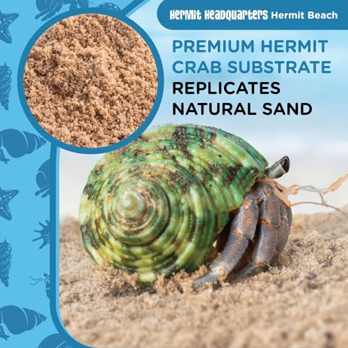 Fluker's All Natural Premium Hermit Crab Sand Substrate, Sand Mixture with Coconut Fiber, For Hermit Crab Tanks, 12 lbs. - size: 12 LBS
