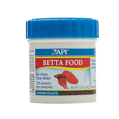API BETTA FOOD Fish Food Pellet .78-Ounce Container - size: 1 Ounce (Pack of 1)