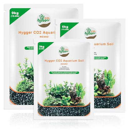19.8Ib Aquarium Soil Water Grass Mud Fish Tank Aquascaping Aquarium Substrate Soil for Plants and Shrimps,No Need to Wash and No Muddy Water - size: 19.8 Pounds