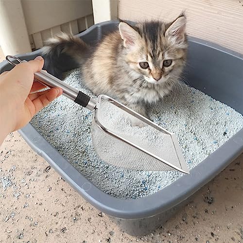 POPETPOP Pet Reptile Litter Scoop Cleaning Shovel for Indoor Terrariums Fine Mesh Design for Easy Waste Removal for Turtles Lizards Snakes and More