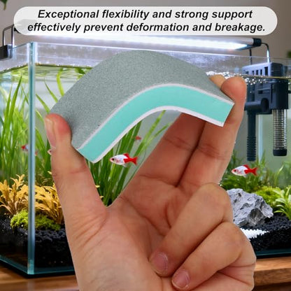 Aquarium Cleaning Tools Kit, Includes 4 Double Sided Sponge Scrubbers 2 Suction Cleaner Brushes & Water Pump Brush for Fish Tank Cleaning & Maintenance - style: 7pcs Cleaning Tools Kit