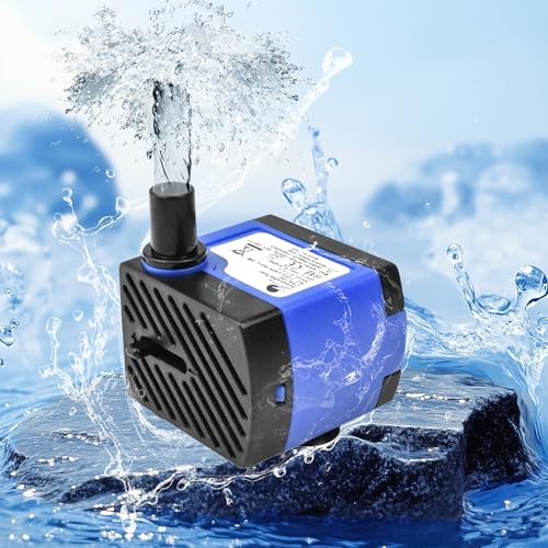 74GPH AC 110V Outdoor Fountain Pump 4W with 2.46ft High Lift Small Submersible Water Pump for Tabletop Fountains - color: 4w 280l/H