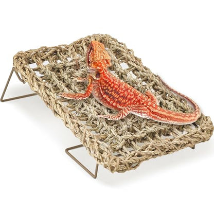 BNOSDM Reptile Hammock Bearded Dragon Bed Basking Platform Tank Accessories - color: 1PCS Hammock