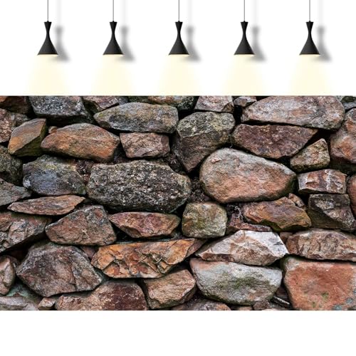 Stone Aquarium Background Natural Rock Fish Tank Background Rocky Glass Terrarium Background Stone Rock Reptile Habitat Background Poster Stone Wall Aquarium Background Poster Wallpaper 24x12in - color: Red Brown, size: 24(W)x12(H)inches/ 60(W)*30cm(H)