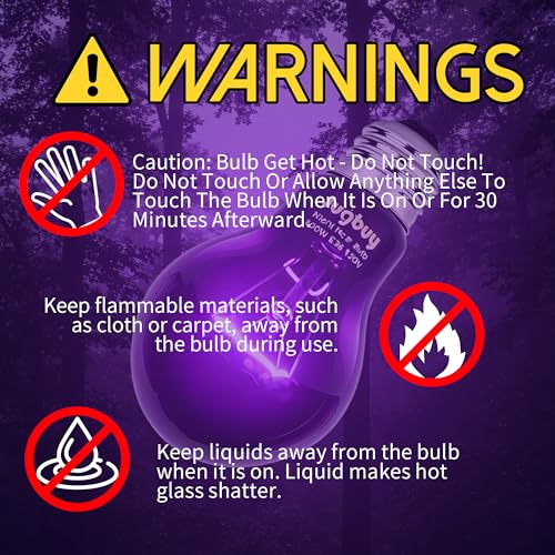 Reptile Night Heat Bulb, 100W Heating Lamp Bulbs Without UVA for Bearded Dragon, Lizard, Snake, Turtle, Chameleon - 2 Pack