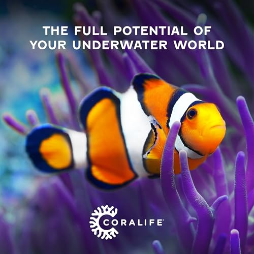 Coralife Deep Six Hydrometer for Aquarium Fish Tank Salinity | Salinity meter with easy-read scale, ±0.001 accuracy, bubble-resistant specific gravity hydrometer