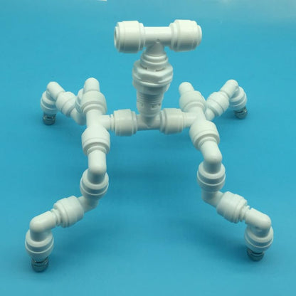 360 Adjustable Reptiles Fogger Mist Sprinkler for Rainforest Tank Aquarium Aquatic Pet(1 nozzles Black) - color: 1 nozzles black
