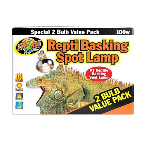 Zoo Med - Bulb BASKING SPOT 100W Value 2pk- Pack of 3.