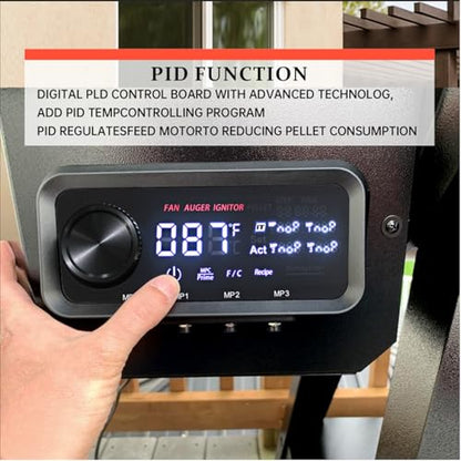 Replacement Pit Boss PID Thermostat Control Board 80145 Compatible with Pit Boss Pro Series II 1150 Wood Pellet Grills, with WiFi & Bluetooth Function, can Connect to Mobile APP. - size: 80145