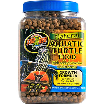 Zoo Med Aquatic Turtle Food Growth Formula 7.5 oz.