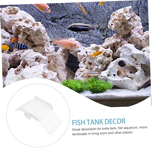 VANZACK 1pc Durable Water Turtle Terrace Plastic Climbing Platform for Reptiles Frog Tortoise Hiding Dock Easy to Clean Basking Area for Turtle Tank