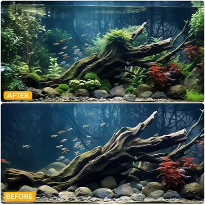 EFFIELER Natural Driftwood for Aquarium Decor – 6-10 INCH Unique Size Real Wood Branches for Fish Tank, Reptile Habitat, Terrarium, Hermit Crab, Shrimp Tank,Safe for Aquatic Pets - size: 6-10 INCH