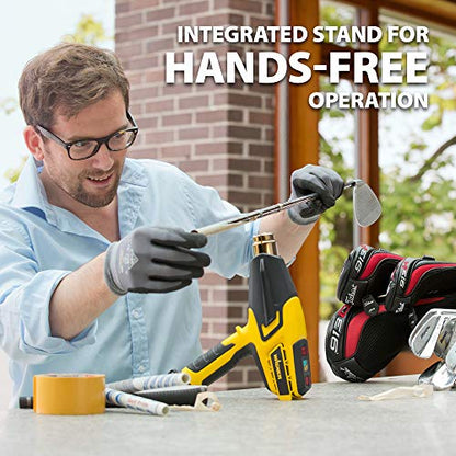 Wagner Spraytech FURNO 500 Heat Gun, 12 Settings, 150°F to 1200°F | Twelve settings from 150°F to 1200°F and two nozzles support paint removal, PVC bending and crafts. - size: FURNO 500