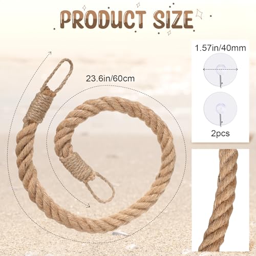 Hermit Crab Toys Hermit Crab Climbing Jute Rope Ladder with Hooks Reptile Tank Terrarium Accessories Habitat Decor for Lizards Geckos Snakes(1 Pcs,23.6 Inch) - size: 23.6 Inch
