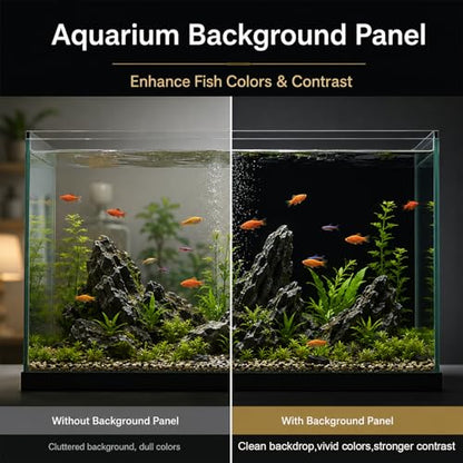 Black Acrylic Panel for Sump Baffle, Aquarium Divider and Fish Tank DIY Applications, One Side Matte One Side Glossy,Thickness 2mm,200x200mm 1PCS - color: Thickness 2mm, size: 200x200mm 1PCS