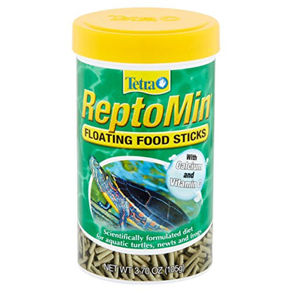 Tetra ReptoMin Floating Food Sticks, Food for Aquatic Turtles, Newts and Frogs, 3.7 oz - size: 3.7 Ounce (Pack of 1)