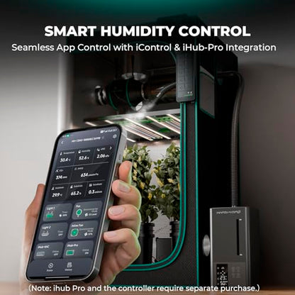 MARS HYDRO 2026 New Plant Humidifier 6L with Adjustable Humidity | Timer Function,Ultrasonic Precise and Silent Operation,No-Leak Seal for Grow Tent,Indoor Planting,Greenhouse - size: 6L