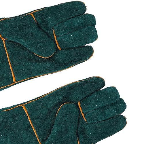 Animal Handling Gloves Bite Proof, Animal Handling Gloves, Animal Handling AntiBite Gloves Puncture & Scratch Resistant for Cat Dog Snake Falcon Grabbing Reptile (Small)