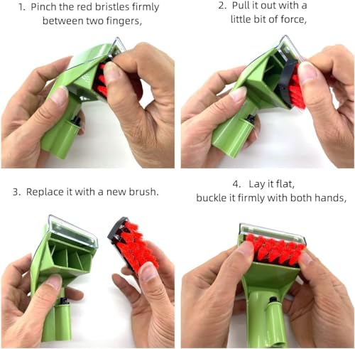 1400B Little Green Machine Multi-Purpose Tools Brush Compatible for bissell 4075 1400 3194 3353 2458 3588F 1986 1425 1844 2290A 1400W 1425W Tough Stain Brush Tool Green Attachments - color: Cleaning brush + tool green