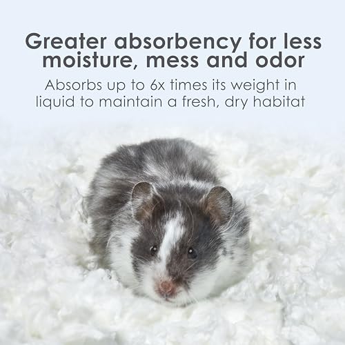 Kaytee Clean & Cozy White Paper Bedding, Made for Small Animals, 100 Liters, Pack of 2 - size: 100 Liter