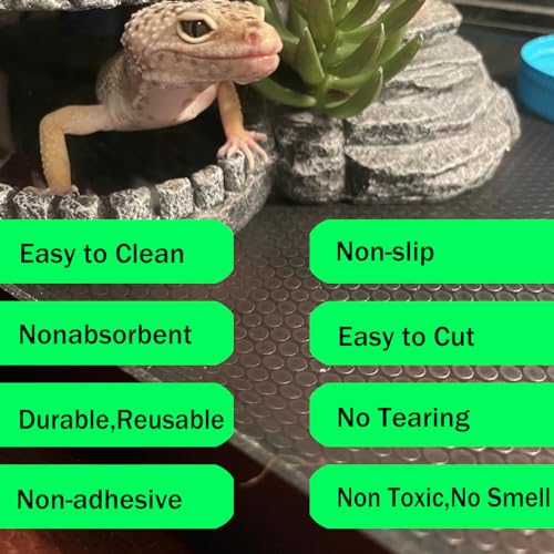 Bearded Dragon Tank Accessories, Large Reptile Carpet, Reptile Mat, Bearded Dragon, Leopard Gecko Substrate,Bearded Dragon Tank Flooring, Snake,Tortoise Bedding(18"x80")