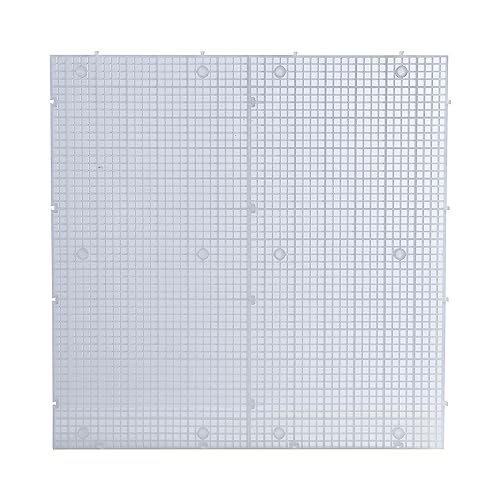 Plastic Grid Divider Tray Egg Crate Louvre Aquarium Fish Tank 8 Pcs | Bottom Isolation with Bracket - size: 8pcs