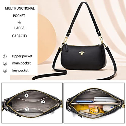 Small Tote Shoulder Bags Purses for Women Retro Classic Crossbody Bags Cute Clutch Purse and Handbag - color: 0-3-green a