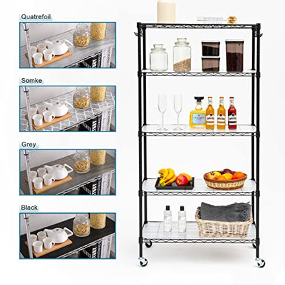 BRIAN & DANY Wire Shelf Liner 13.4" x 23.2", Set of 10, Heavy Duty Shelf Liners for Wire Shelving, Waterproof Wire Rack Shelf Cover, Transparent - color: Transparent, size: 13.4" x 23.2",10pcs