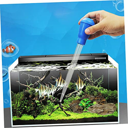 VANZACK 3pcs Aquarium Clean Pipette Dropper for Fish Tank Water Change and Debris Removal Measurement Scale - color: Blue
