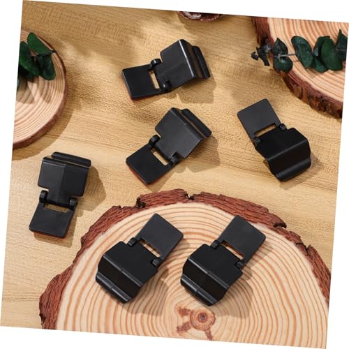 Kisangel 6Pcs Glass Pet Tank Latch Escape Prevention Buckles for Reptile Feeding Box Turtle Terrarium Lock Lightweight Design for Habitat Environment