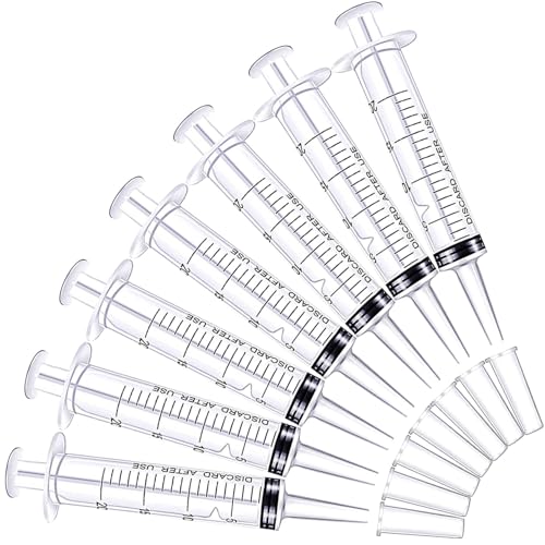 20ml Syringe for Liquid, Syringe Without Needle for Pet Feeding, Liquid Measurement, Individually Wrapped, Pack of 4 - size: 20ml