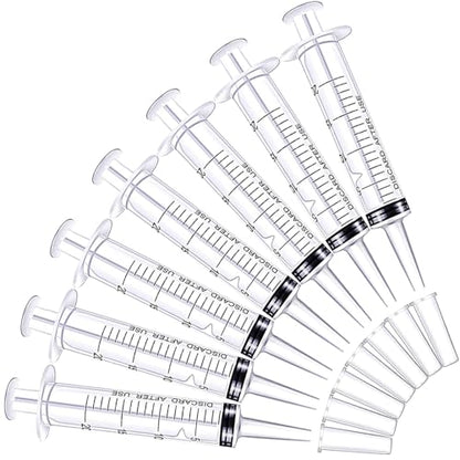 20ml Syringe for Liquid, Syringe Without Needle for Pet Feeding, Liquid Measurement, Individually Wrapped, Pack of 4 - size: 20ml