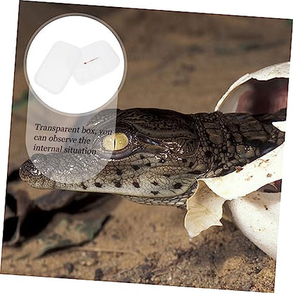 VANZACK Egg Hatching Incubator Box 12 Holes Gecko Incubator Reptile Hatchery for Snakes Lizards