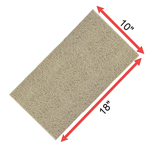 Penn-Plax Ammonia Reducer Aquarium Filter Media Pad – Easy to Cut into Any Size Your Filter Requires – 10” x 18” - size: 10" x 18", style: Ammonia Reducer