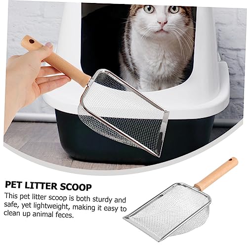 BESPORTBLE Cat Litter Scoop Handle Litter Shovel for Cats and Reptiles Fine Mesh Design for Easy Waste Cleanup and Reptile Containers