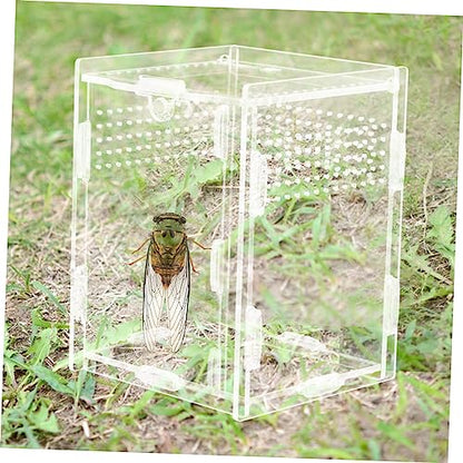 BESPORTBLE Reptile Incubators Terrarium Container Lizard Box Ventilation for Snake Scorpion Habitat