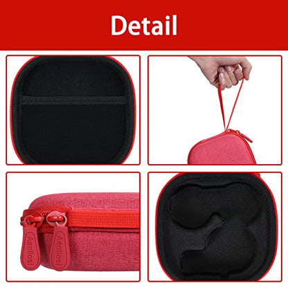 Aenllosi Hard Case for Moonlite Mini Projector Gift Pack fits upto 20 | EVA case construction, Water-resistant design, Dust-resistant design, Smooth zipper access, Carry handle, Case only - color: Red