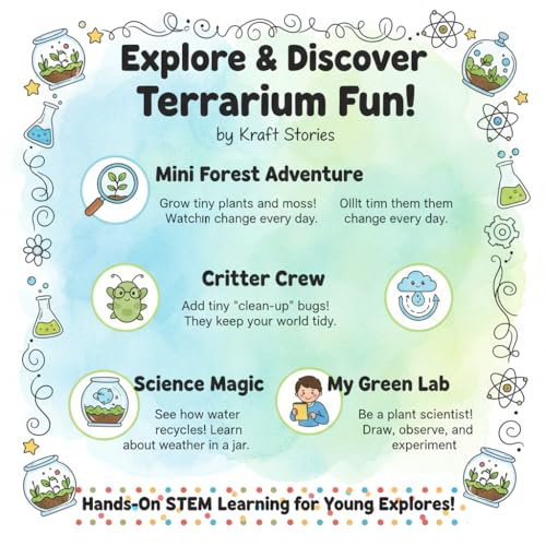 DIY Terrarium Kit with 13 Items Soil Pebbles Sphagnum Moss Activated Carbon Burlap Peat Moss Terrarium Tools Indoor Garden Make Your Own Terrarium - style: Terrarium Kit