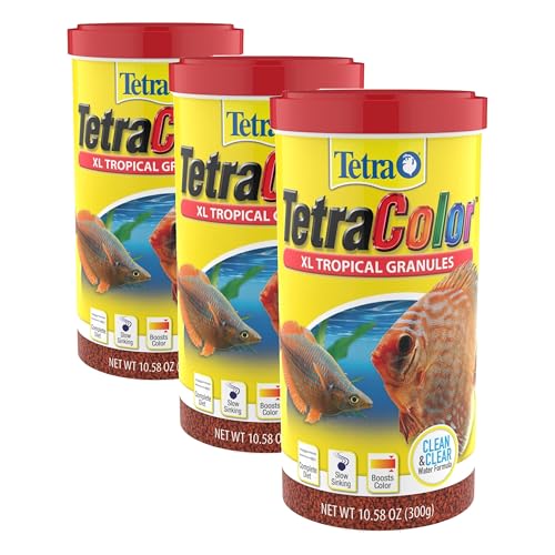 Tetra Tropical Granules, 10.58 Oz, Pack of 3 | Natural Color Enhancer - size: 10.58 Ounce (Pack of 3)