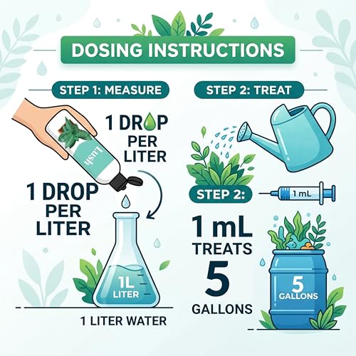 Lush Houseplant Dechlorinator, Ultra‑Concentrated Water Conditioner, 120ml