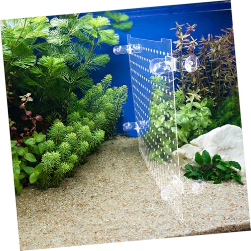 VICASKY Fish Tank Partition Acrylic Aquarium Divider Suction Cups Reptile Divide Board Fish Tank Separator Box