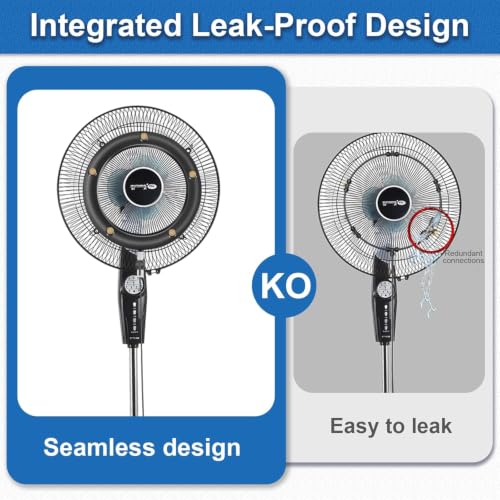 POCKET PANDA Fan Misters for Cooling Outdoor,Fan Misting Kit. | Integrated Mister Ring for Outside with Water Valve, Fit for Any Durable, Seamless not Easy to Leak - size: 19FT