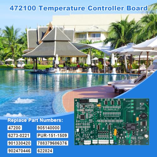 472100 Digital Display Temperature Controller Board Compatible with Pentair MiniMax | NT LN/STD/TSI Series Pool & Spa Heater, Sizes 200, 250, 300, and 400, Reliable Heating Durable Upgrade with Keypad