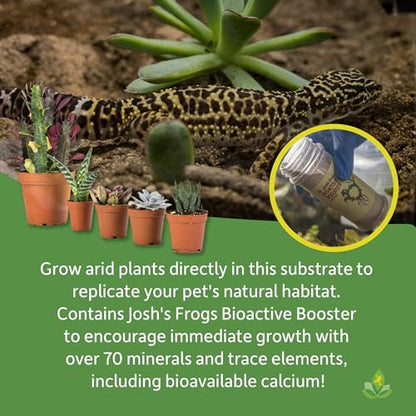 Josh's Frogs BioBedding Desert Bioactive Substrate (4 Quart) - size: 4 Quart
