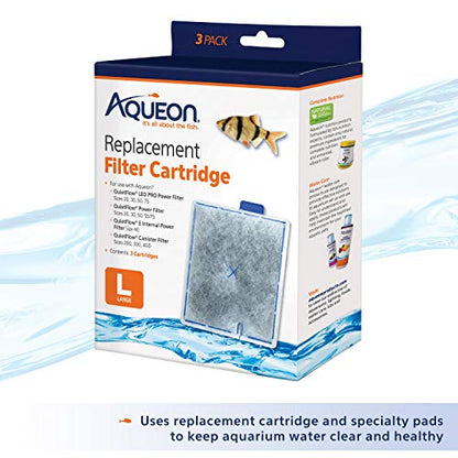 Aqueon QuietFlow 20 LED PRO Aquarium Fish Tank Power Filter For Up To 30 Gallon Aquariums