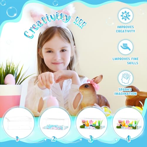 HyDren Axolotl Crafts DIY Tank Glow in The Dark Mini Axolotl Figures Gift for Home Sea Themed Birthday Party Decorations (Vivid) - style: Vivid