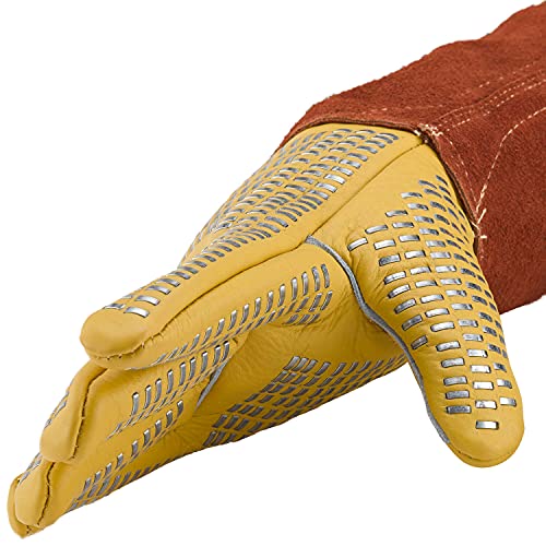 Vet-Pro "The Forester" Leather/Kevlar Handling Gloves