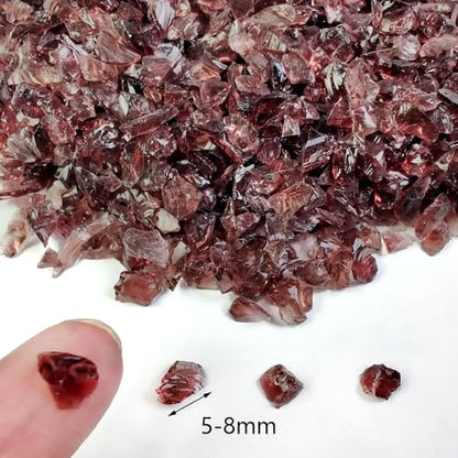 1.3 LB Crushed Glass Sand Broken Pieces for Resin Art,Crafts Project,Purple | Vase Fillers Candle Holder Fishbowl Pebbles Stones,Succulent Terrarium Gravels - color: Purple